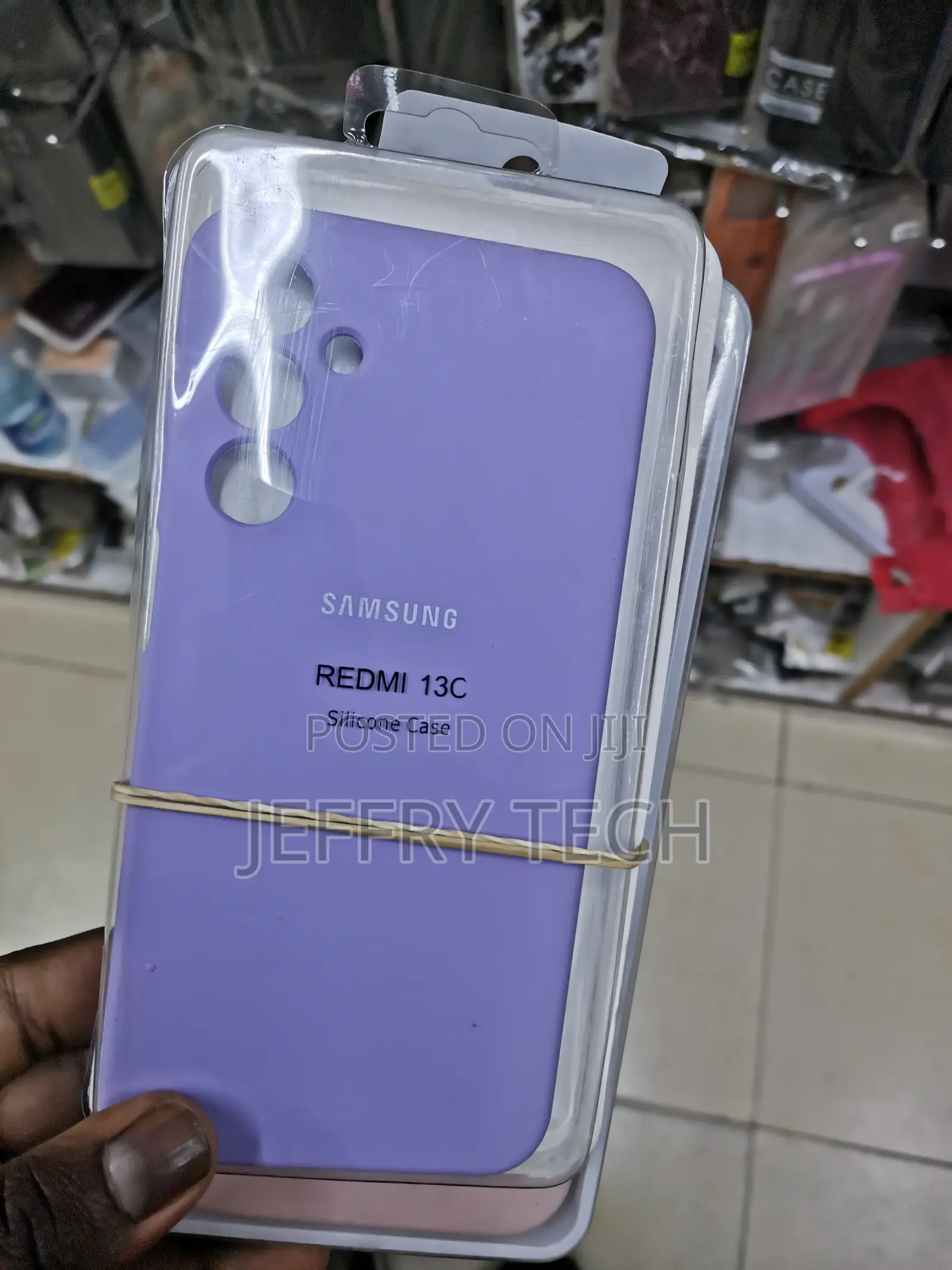 Silicon Back Cover/ Phone Case Redmi 13c -Purple-
