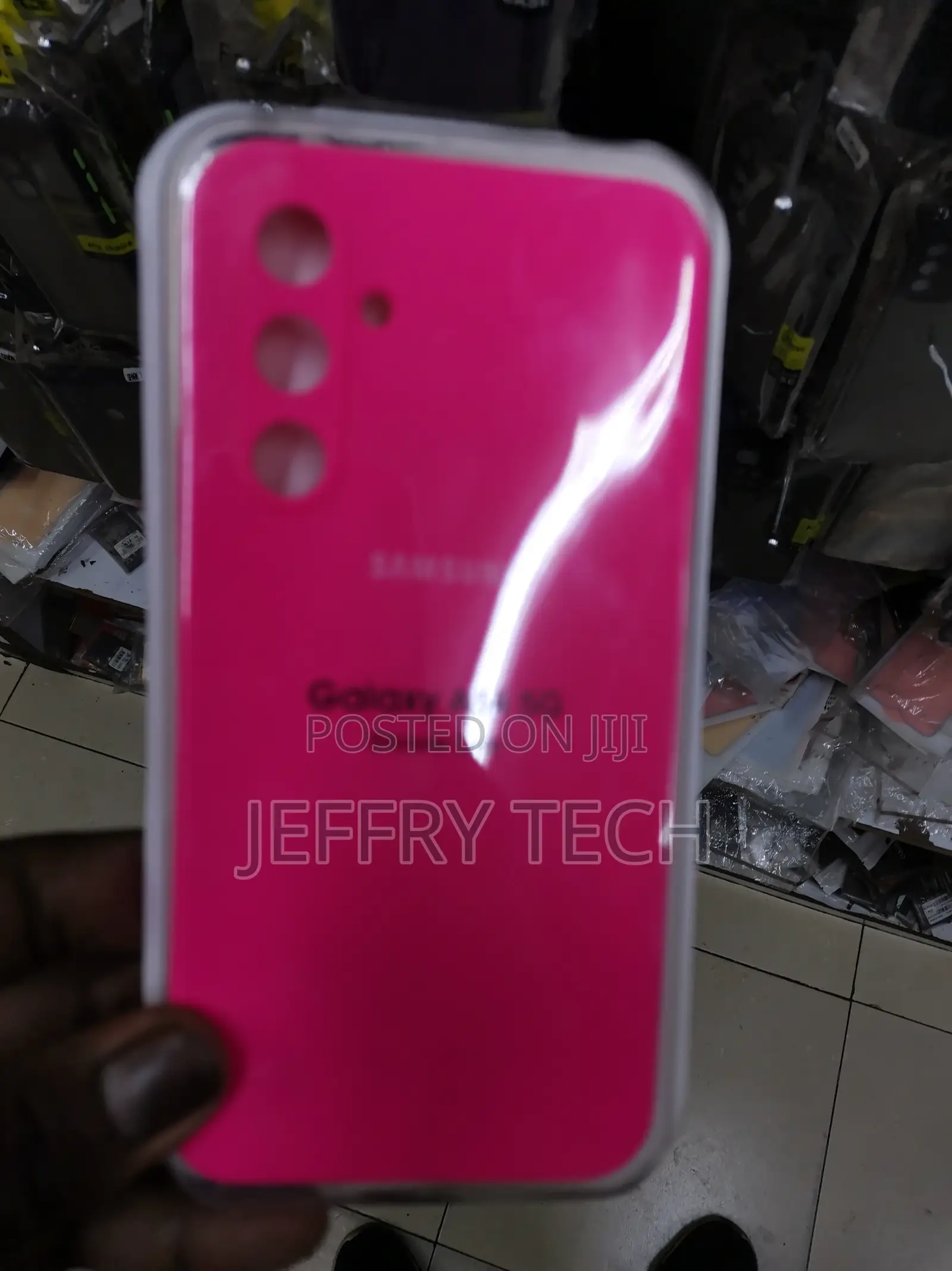 Silicone Case for Samsung Galaxy A54 5G -Pink-