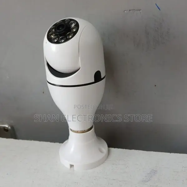 360 Degrees View- CCTV Camera I E27 Bulb Shape PTZ V380