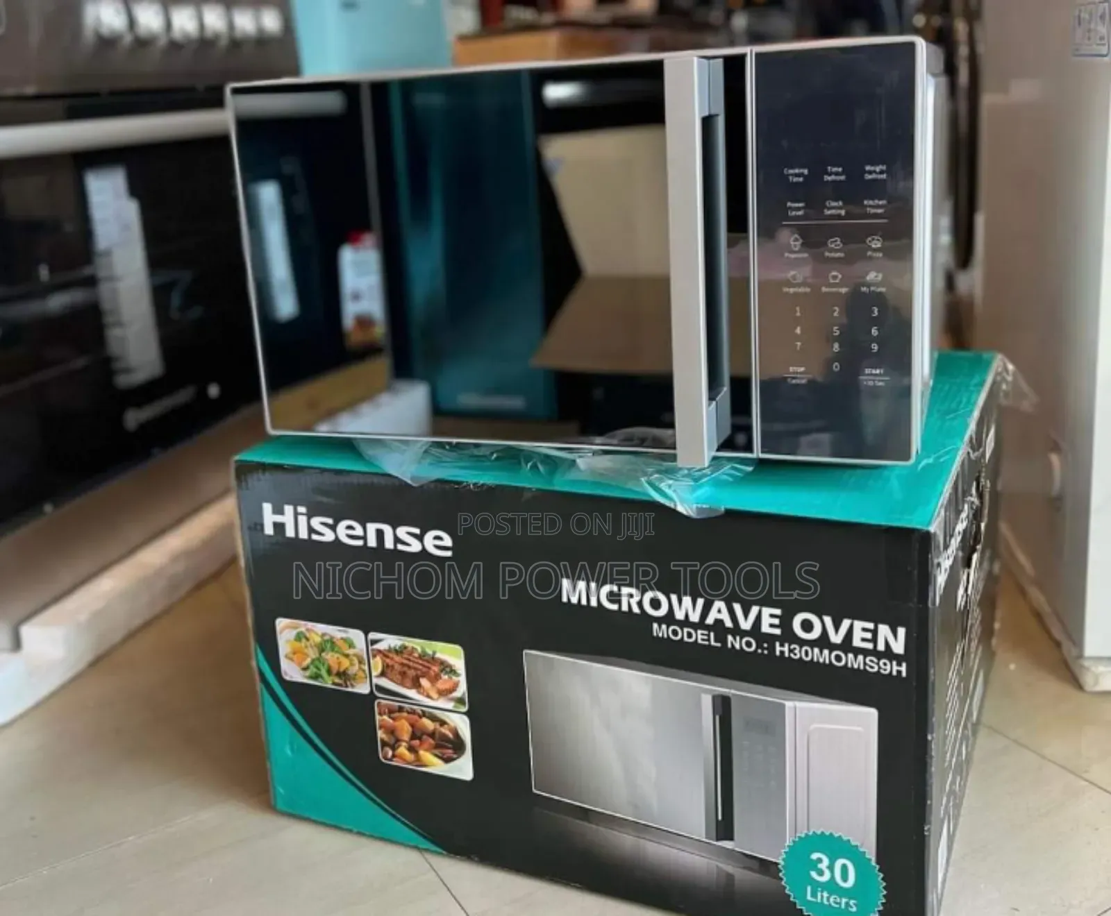 Hisense Microwave 30ltrs Digital 
With Grill Fuction