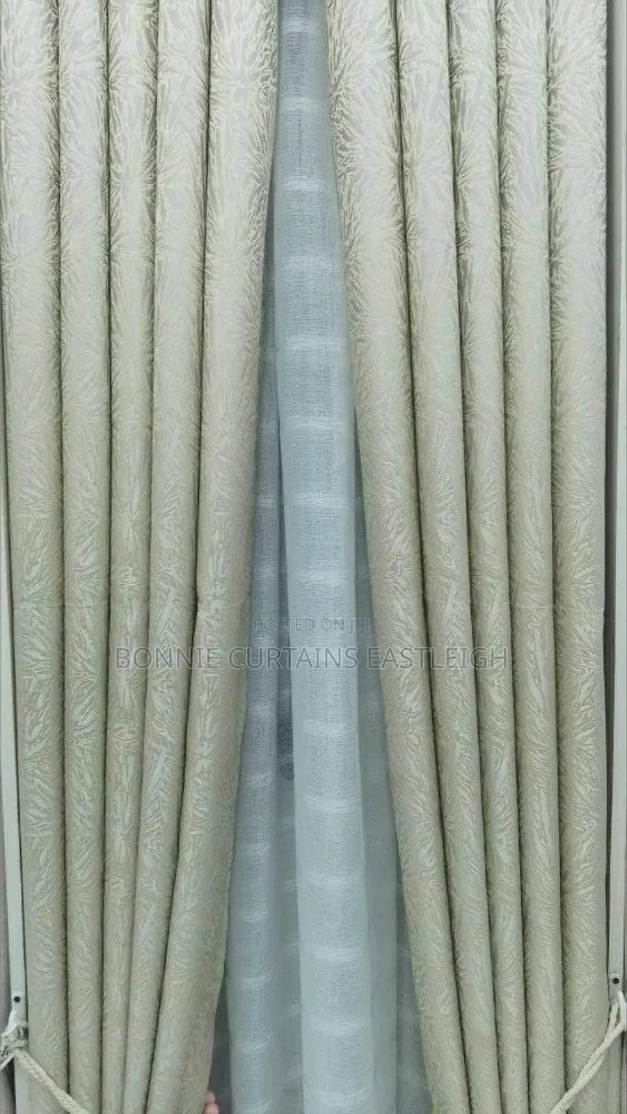 Brown Curtains and Sheers