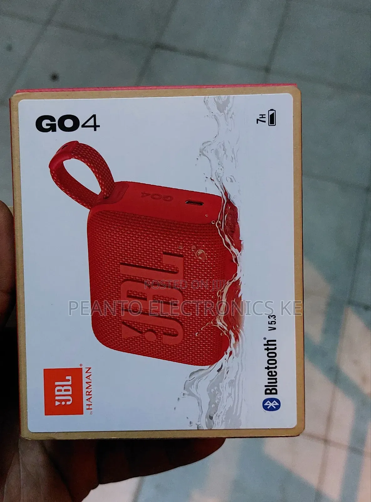 JBL Go4 Bluetooth Portable Waterproof Speaker