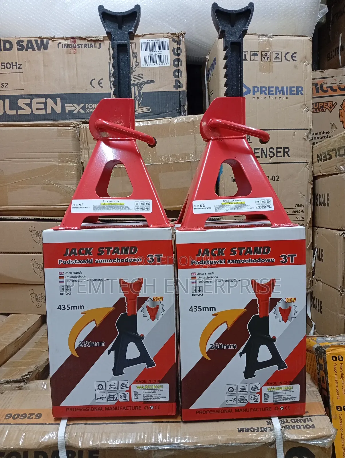 Heavy Duty 3T Jack Stands