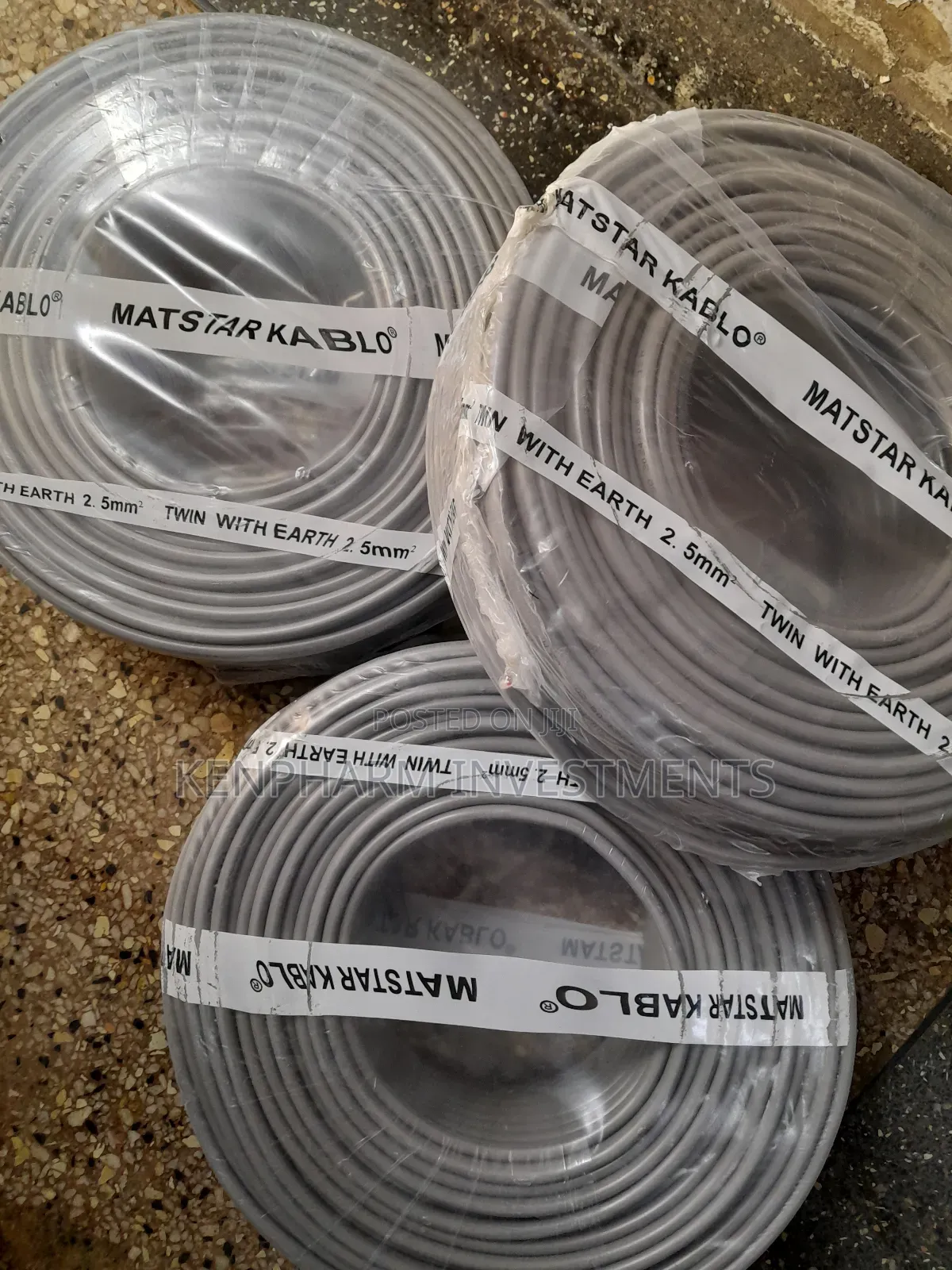 90-Meter 3-Core Twin With Earth 2.5mm2 Cable