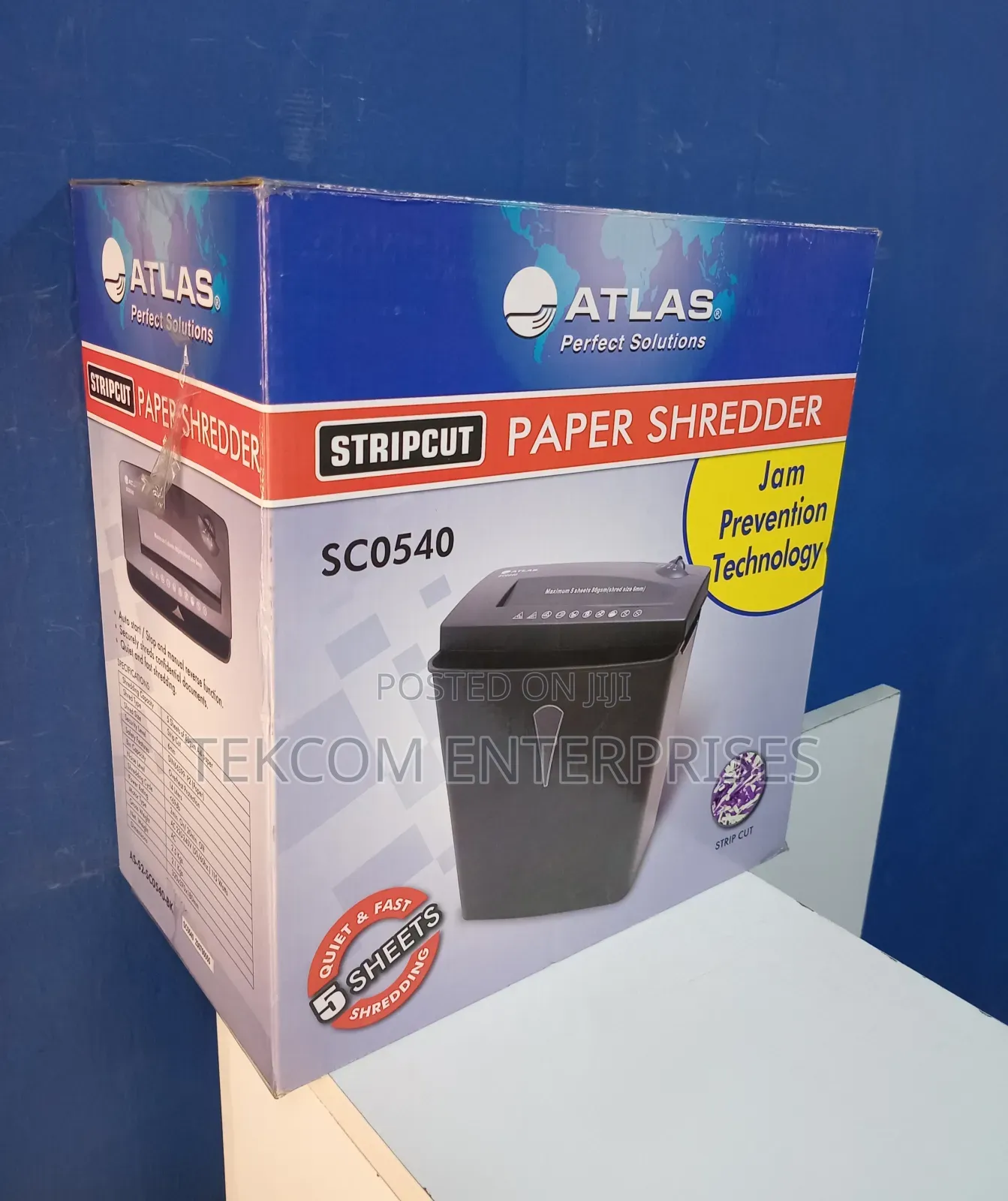Atlas SC0540 Shredder Atlas 5 Sheets Paper Shredder SC0540