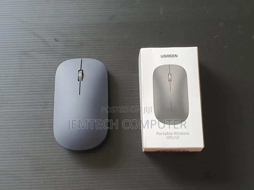 UGREEN Mouse Portable Wireless (Without Battery) -Grey