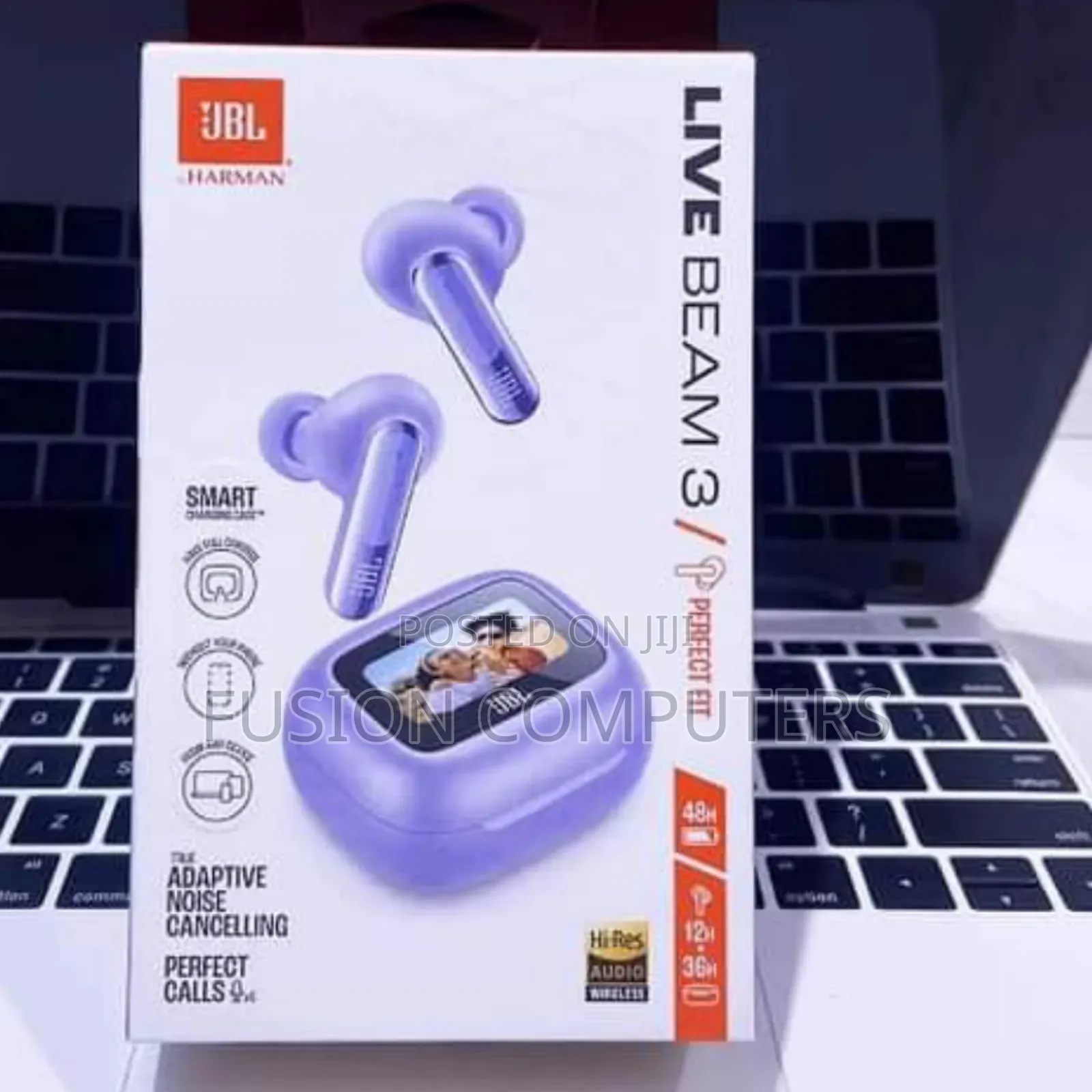 JBL Live Beam 3 - True Wireless Noise-Cancelling Earbuds