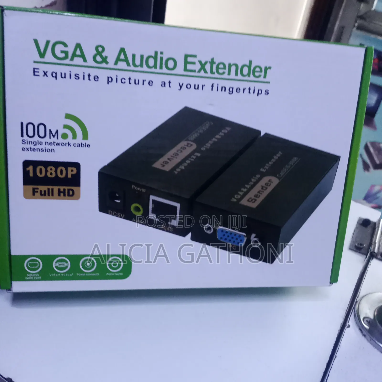 100M VGA Audio Extender
