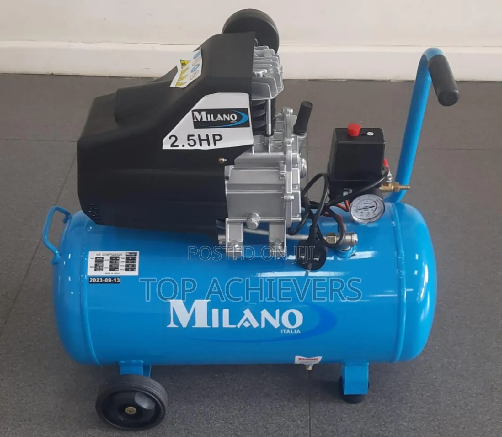 Milano Electric Air Compressor 2.5hp 25ltrs