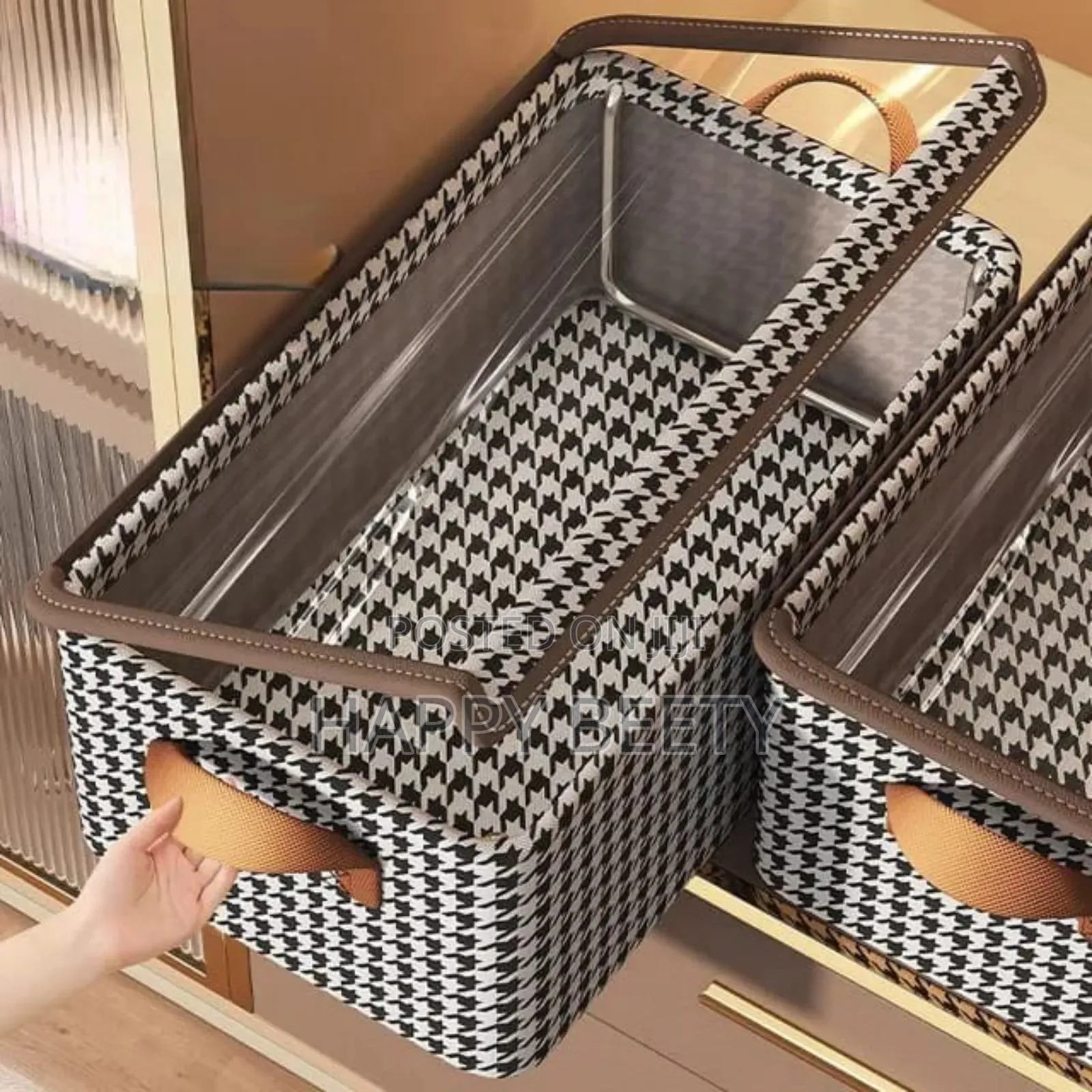 Non-Woven 7 Grid Wardrobe Clothes Organizer