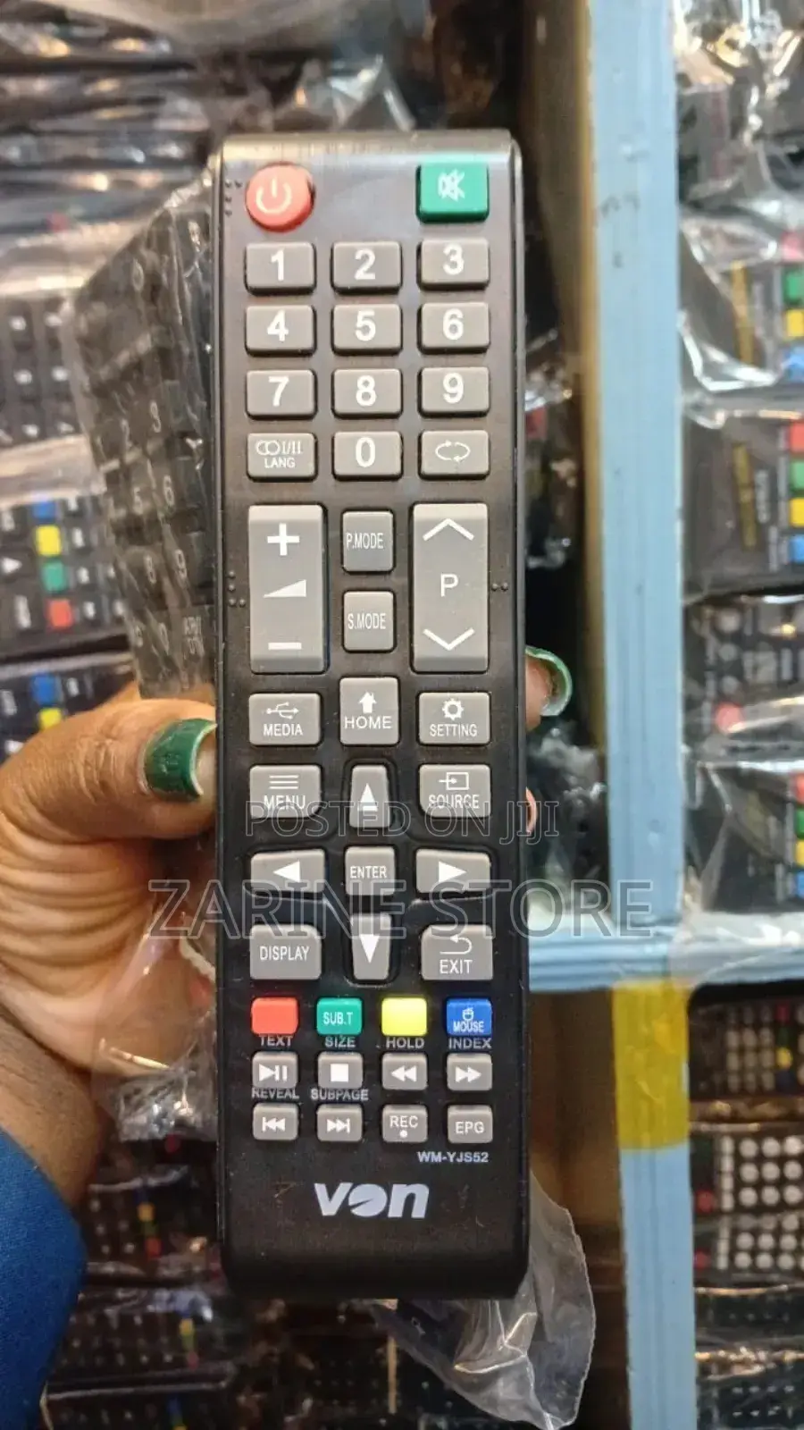 Original High Quality Von Tv Remote