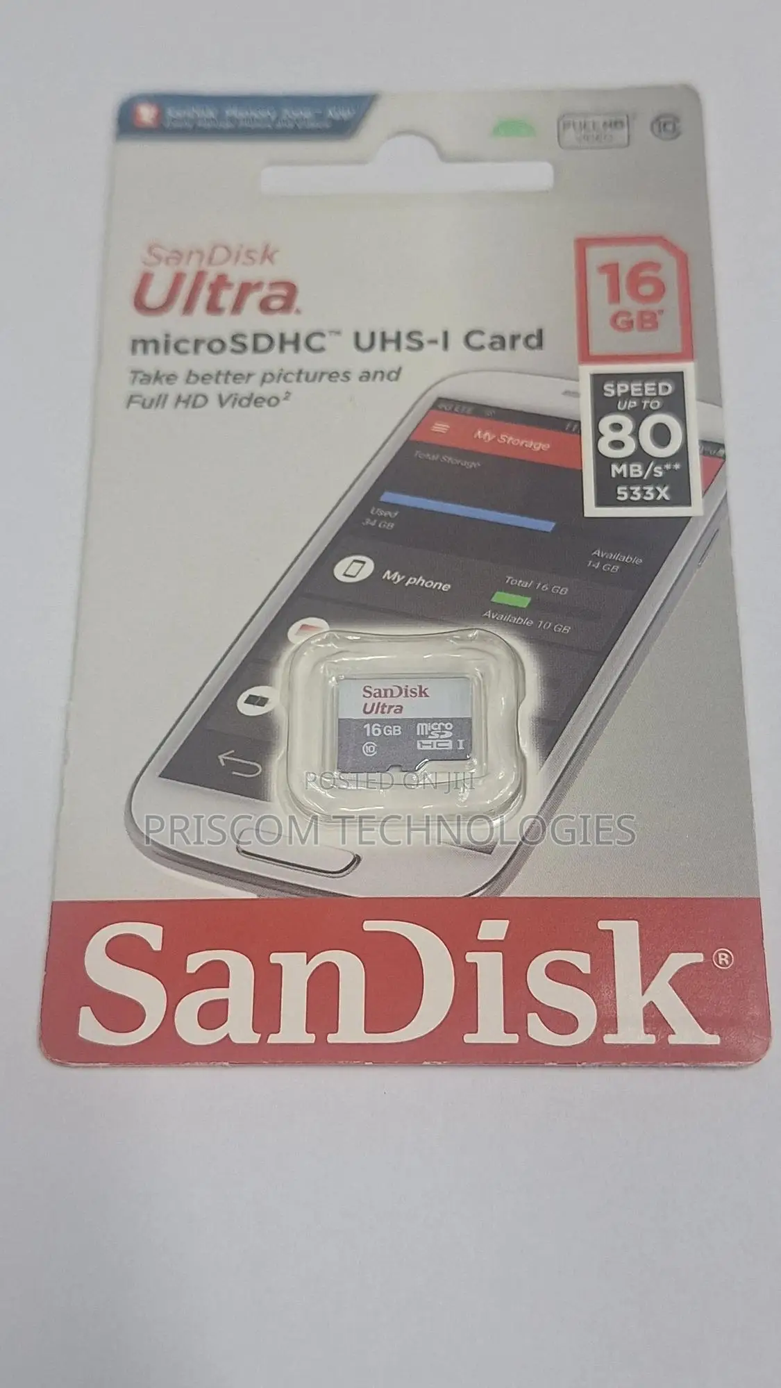16gb Sandisk Memory Card