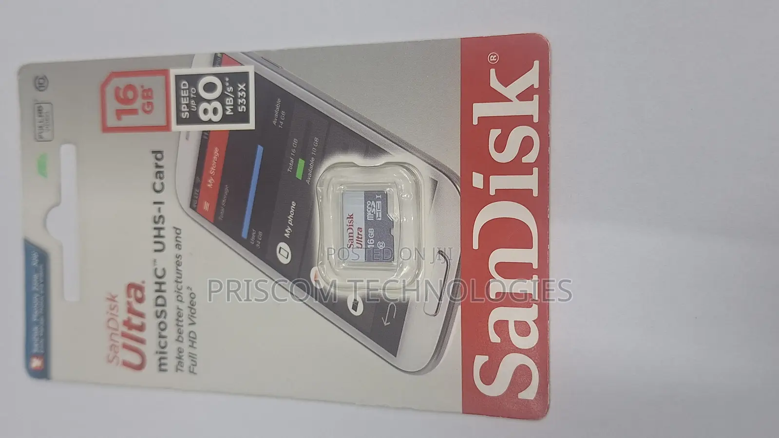 16gb Sandisk Memory Card
