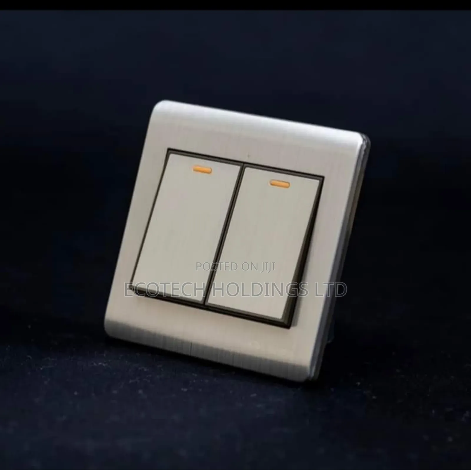 Executive 2 Gang 2 Way Switches(Grey) Kr8