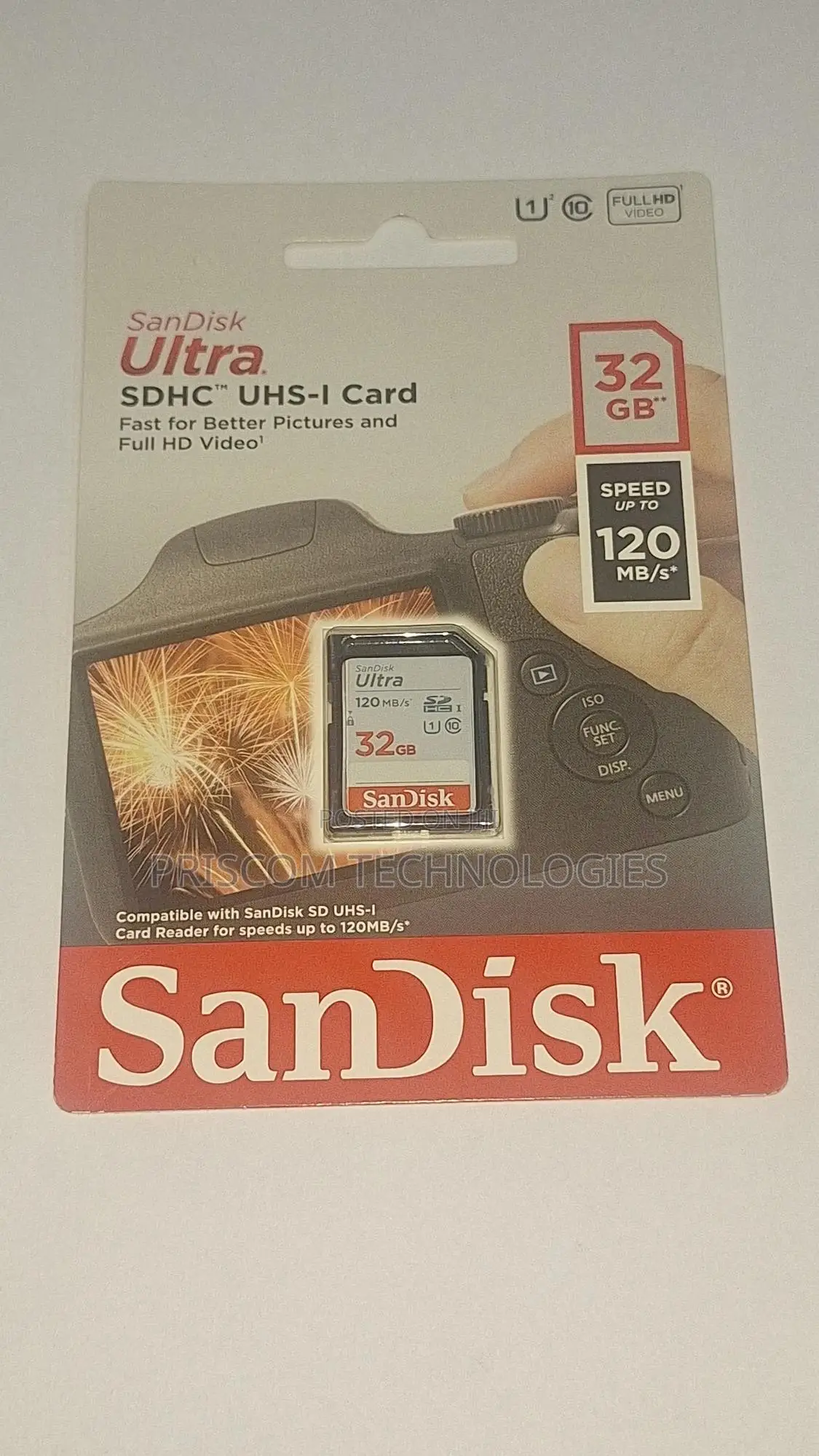 32gb Sandisk Ultra SDHC Memory Card