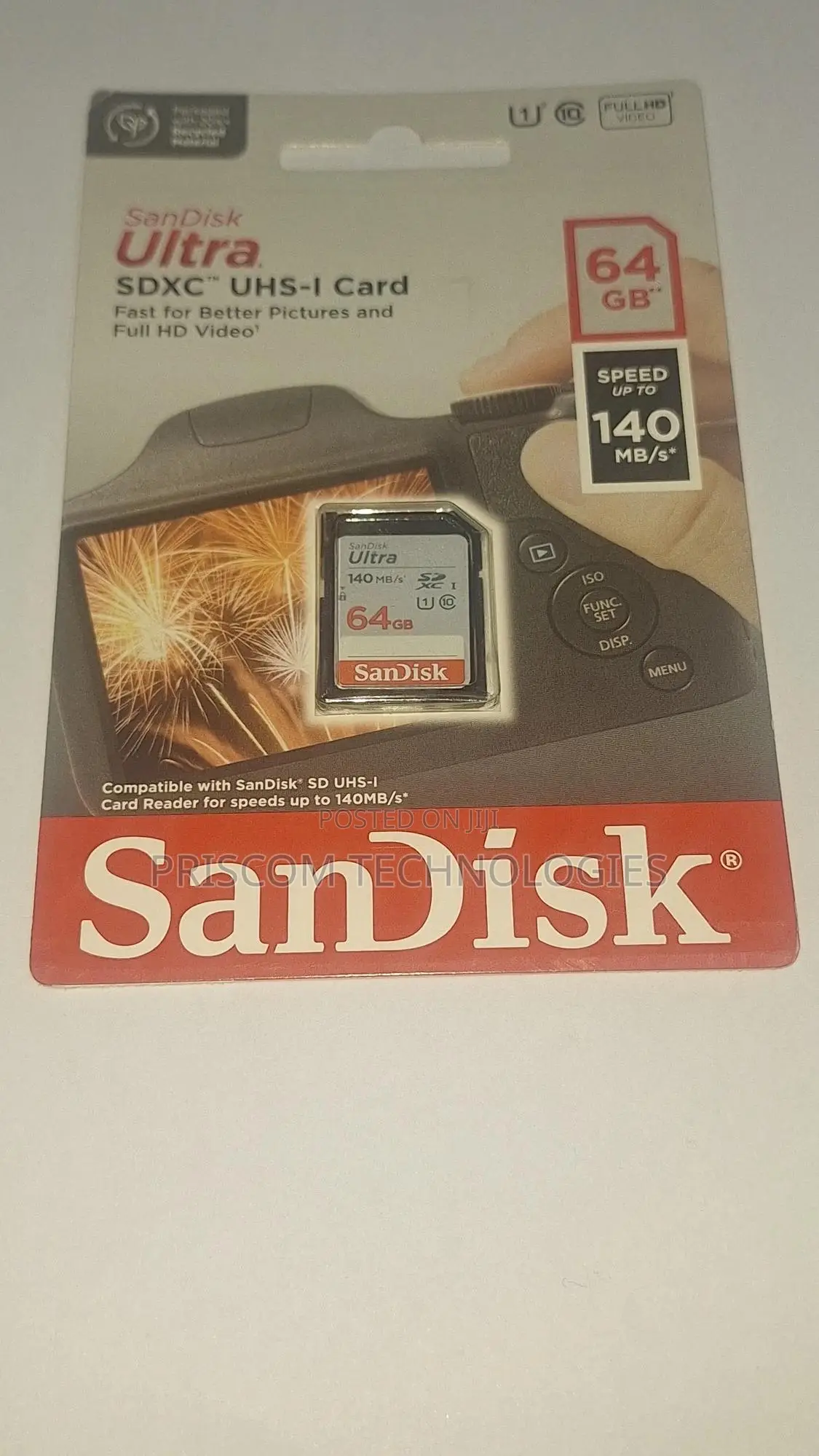 64gb Sandisk Ultra Memory Card