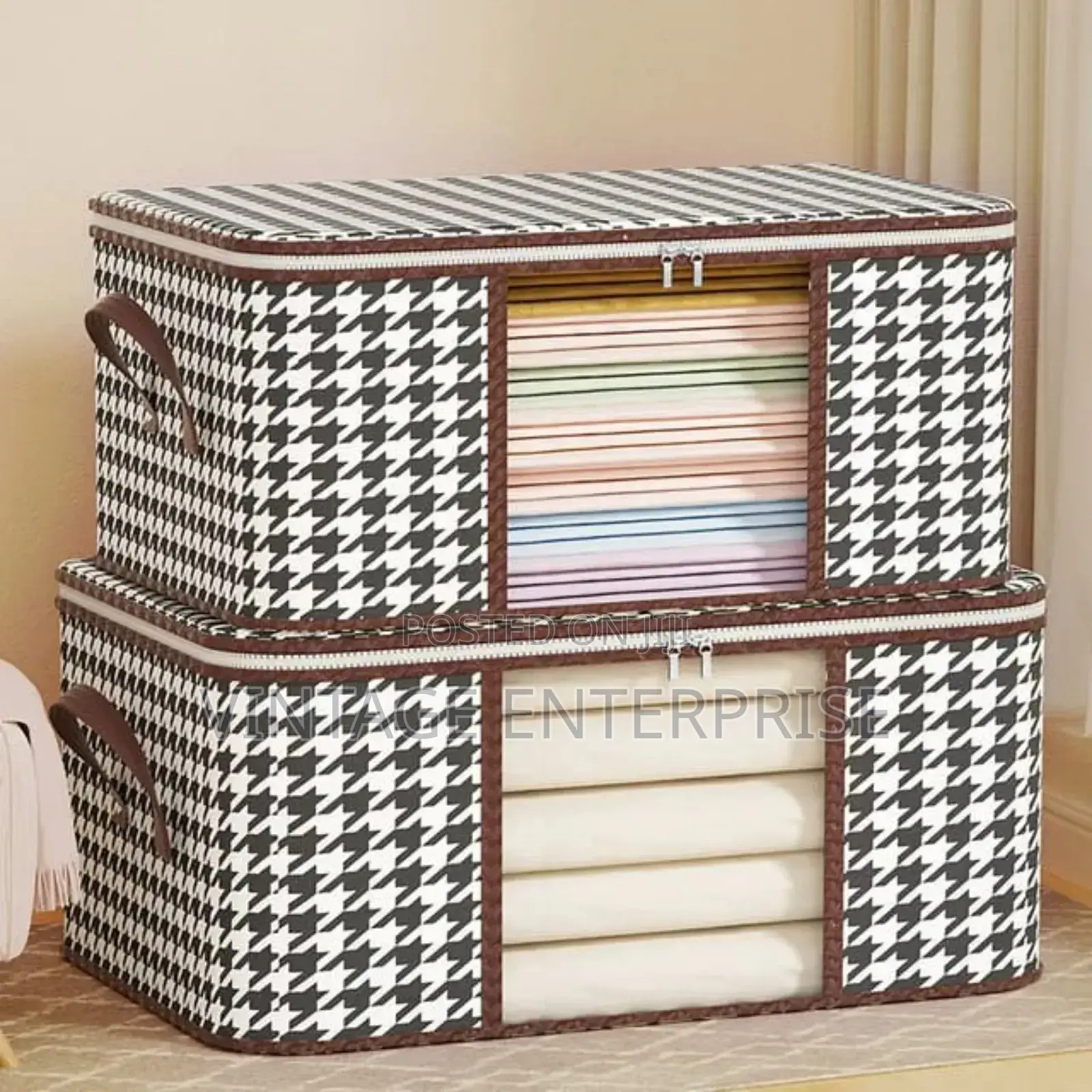 *2in1 Foldable Large Cloth Organizer Storage*