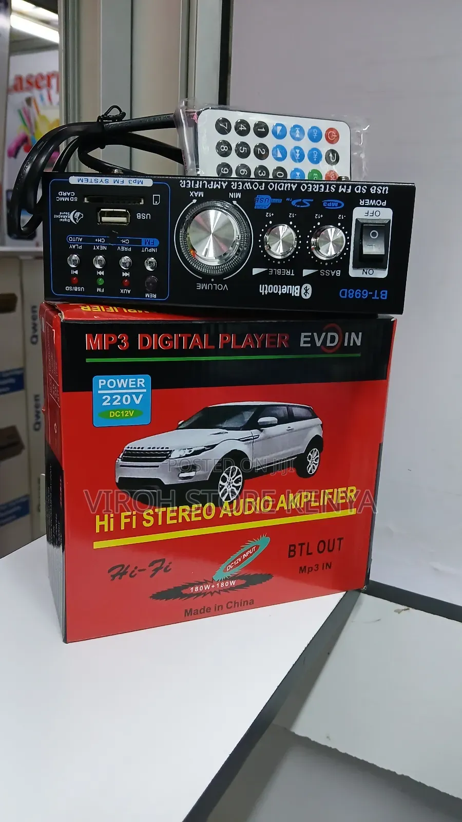 Hifi Stereo Audio Amplifier Car Radio Amplifier Ac/Dc Input
