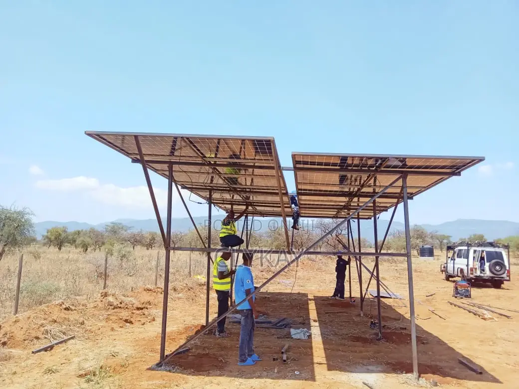 Solar-Powered Borehole Submersible Pumps-Plus Installation