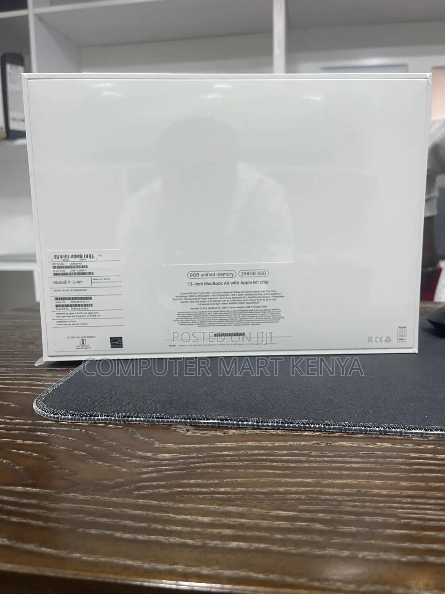 New Laptop Apple MacBook Air 2020 M1 8GB Apple M1 SSD 256GB