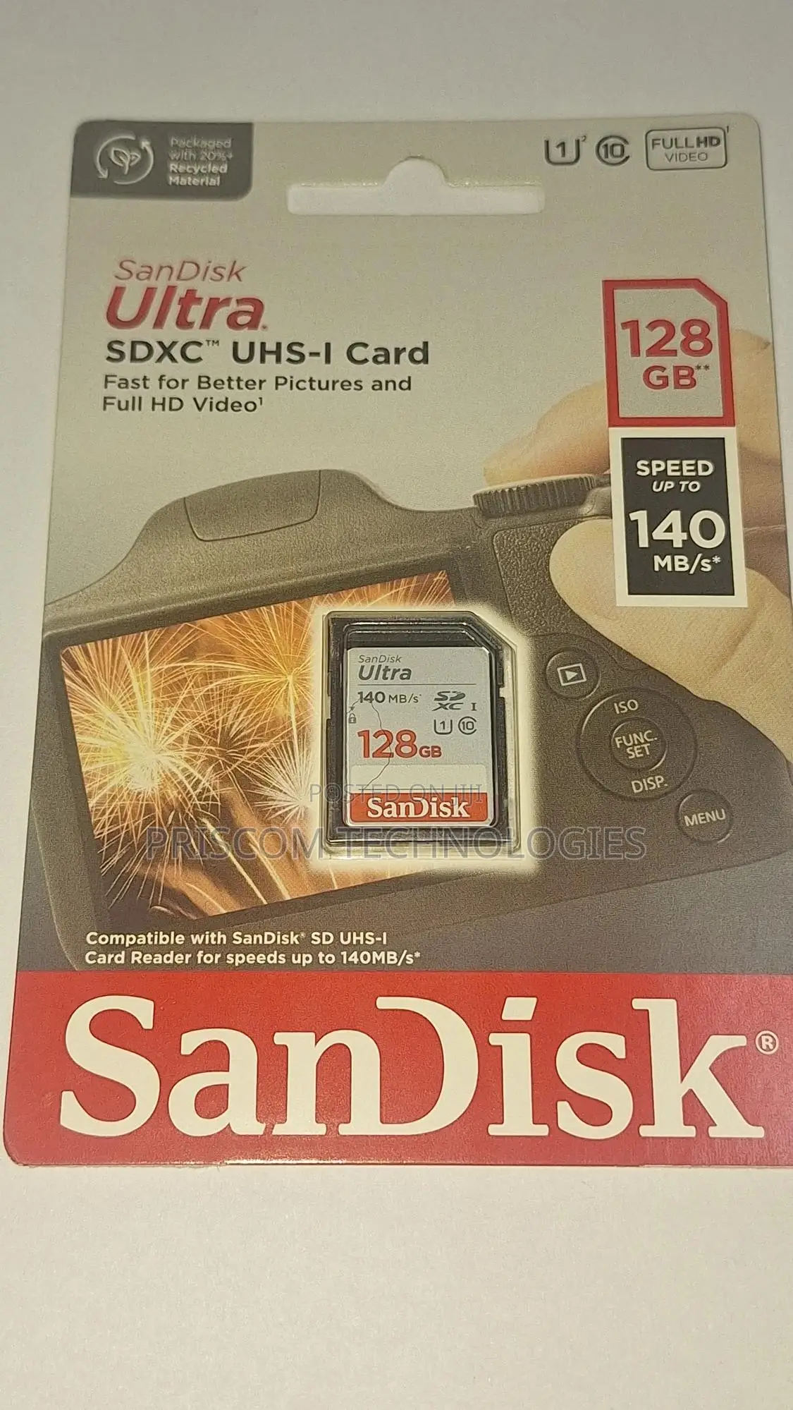 128gb Sandisk Ultra SDXC Memory Card