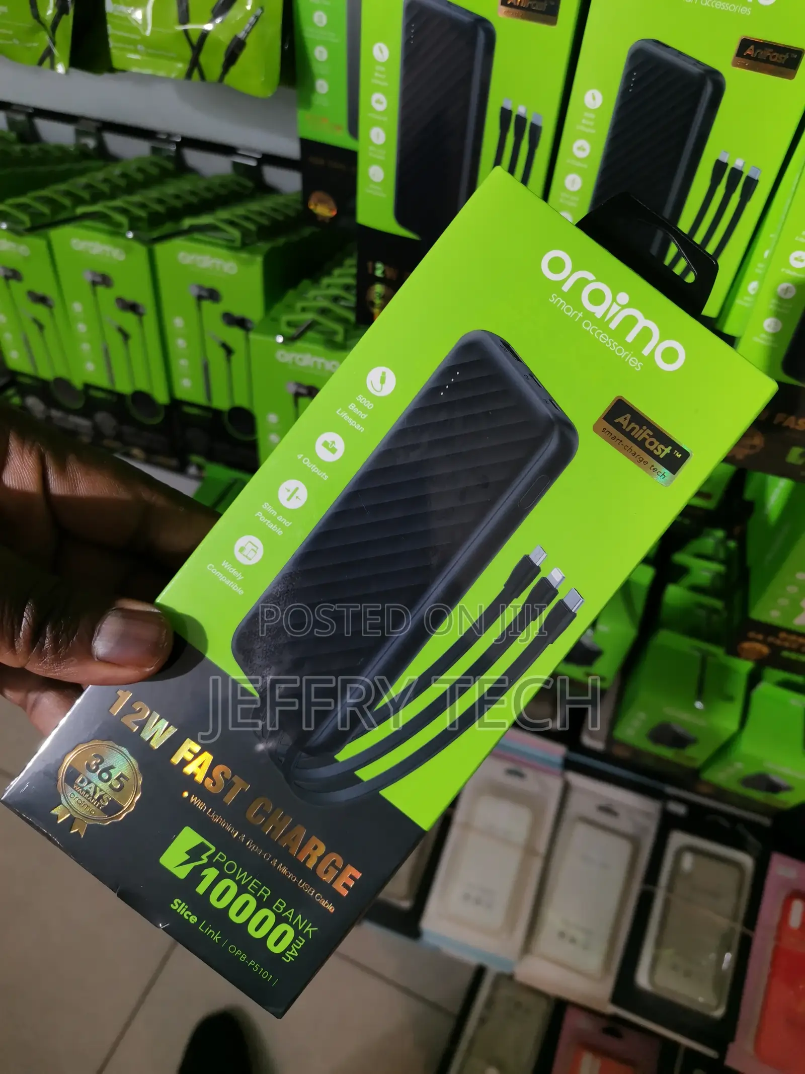 Oraimo OPB-P5101 POWERBANK 10000mah Slice Link