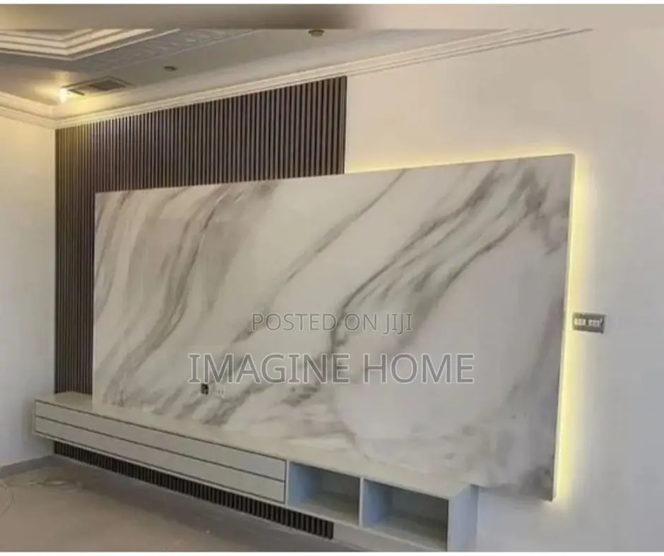 Marble Sheets Glossy UV Wall Decor