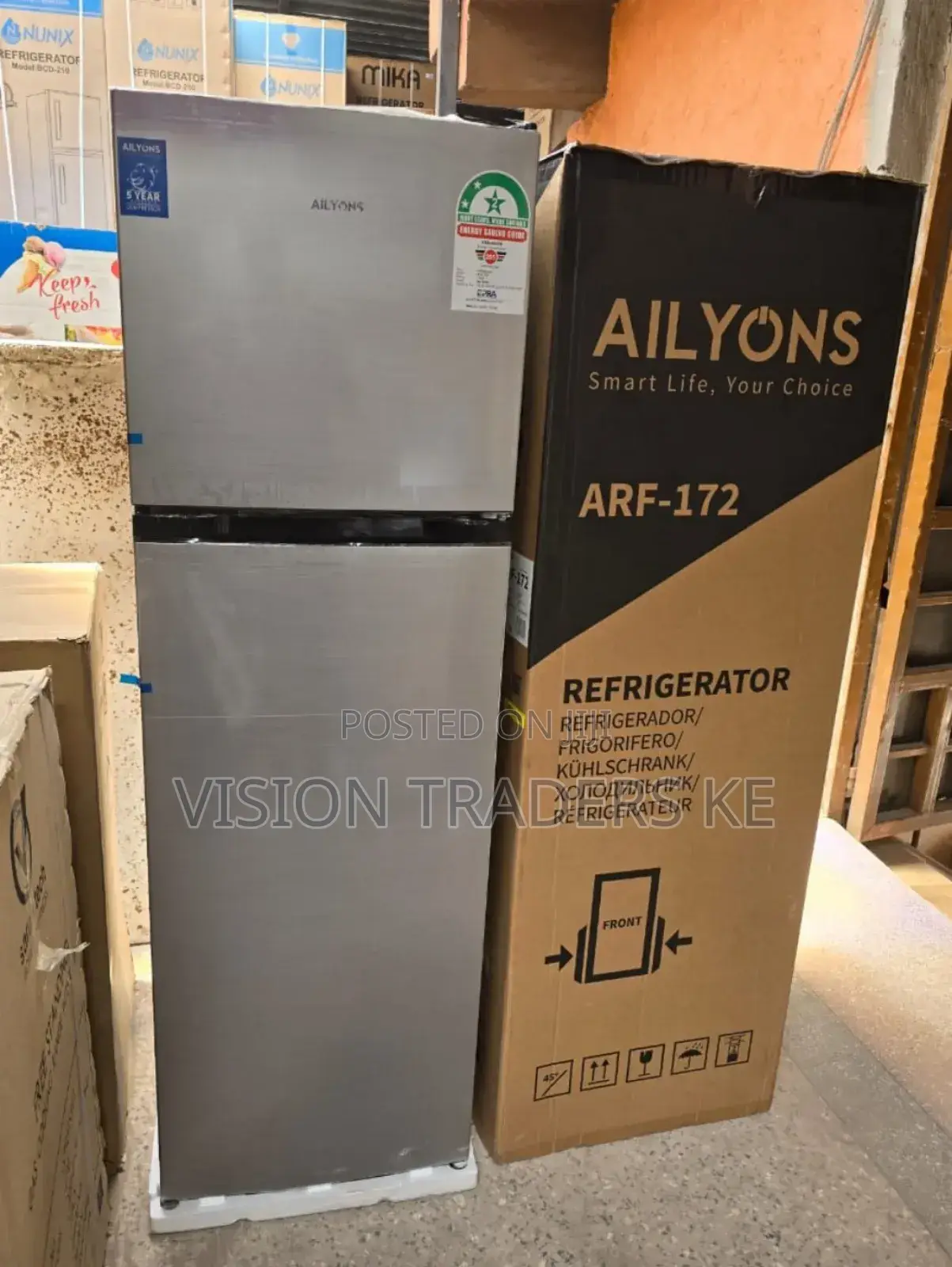 168ltrs Double Door Ailyons Refrigerator