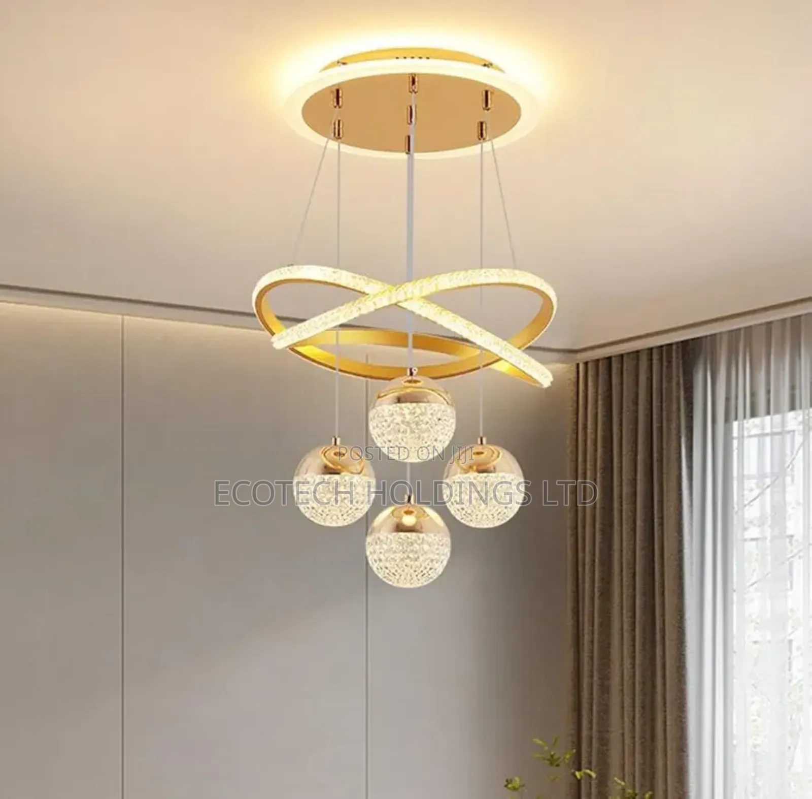 LED Modern 6 in 1 Pendant Light 3 Color Bt5