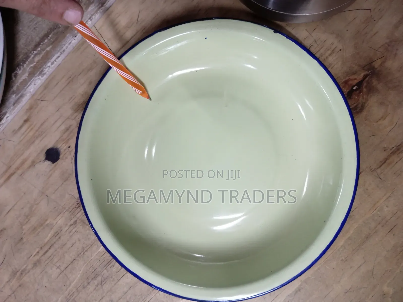 Enamel Plate/12pc Enamel Plate Plain 20cm