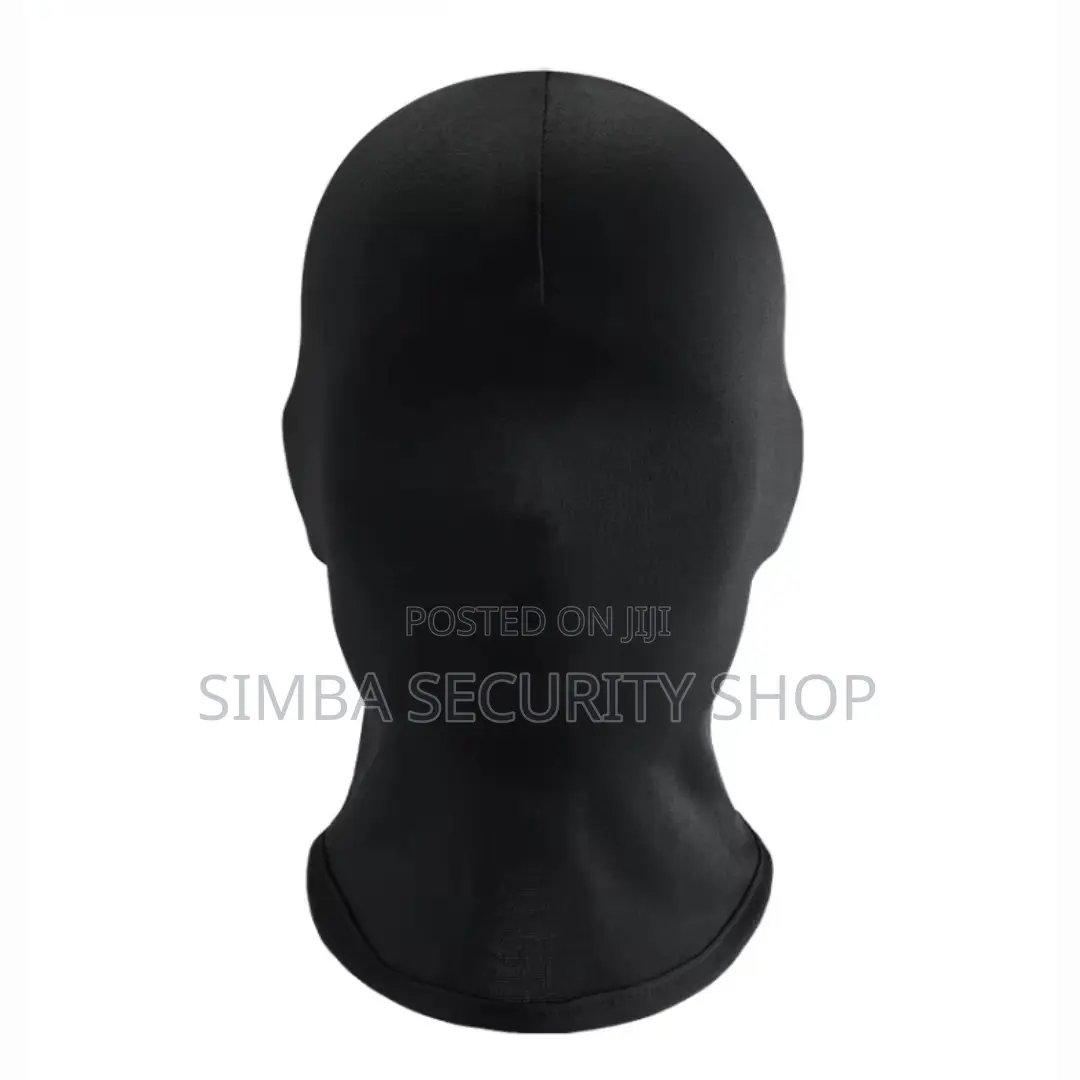 Full Face Mask Without Hole See Through Balaclava Ski Cap