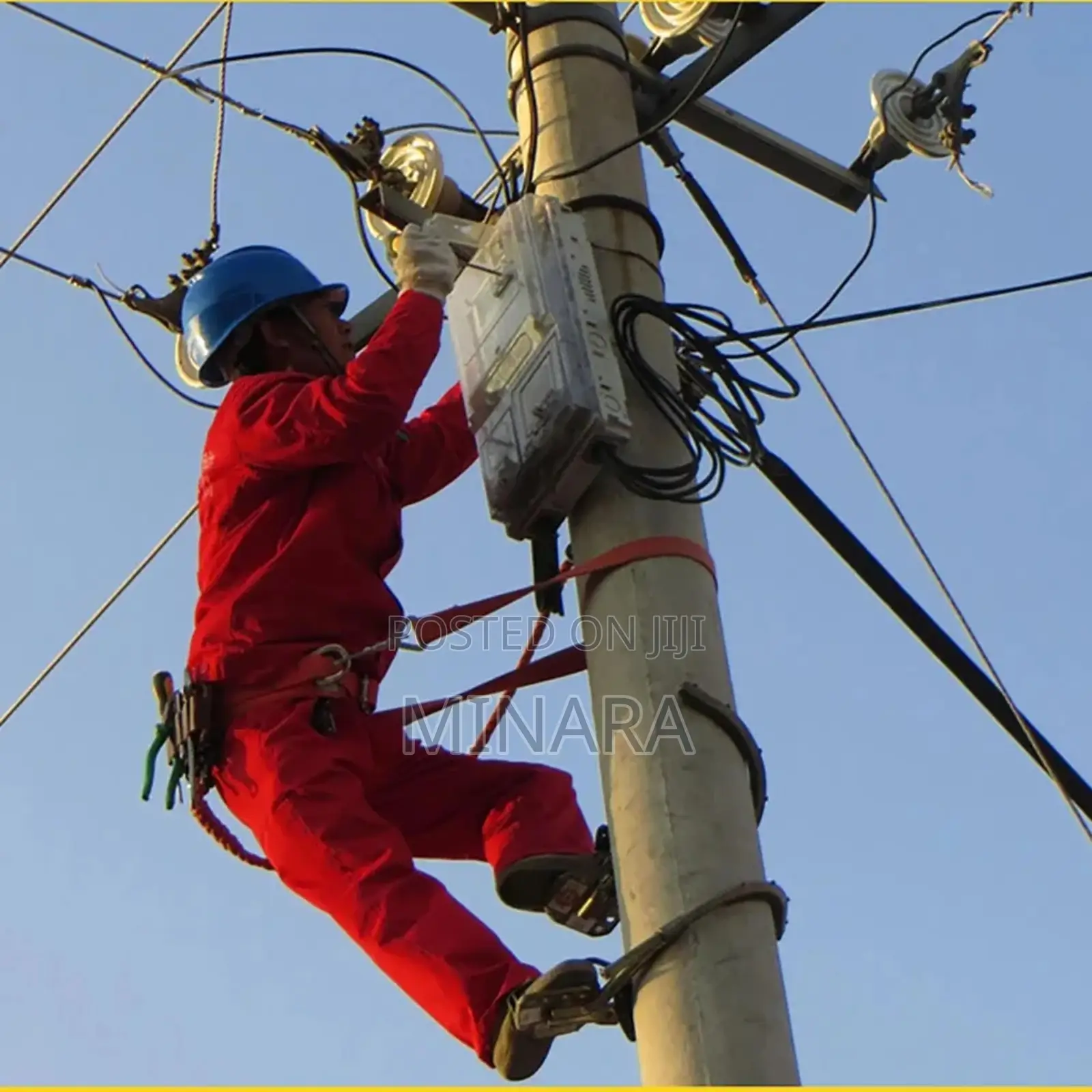Concrete Pole Climbers Plus Safety Harness Belt