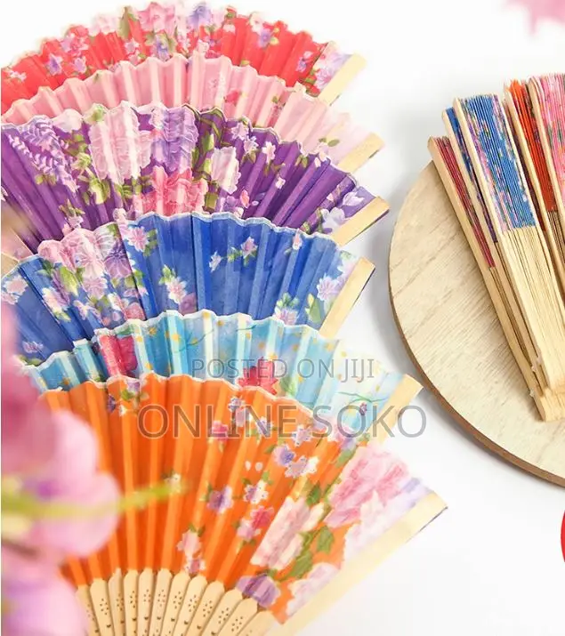 Ladies Japanese/Chinese Style Vintage Handheld Foldable Fans