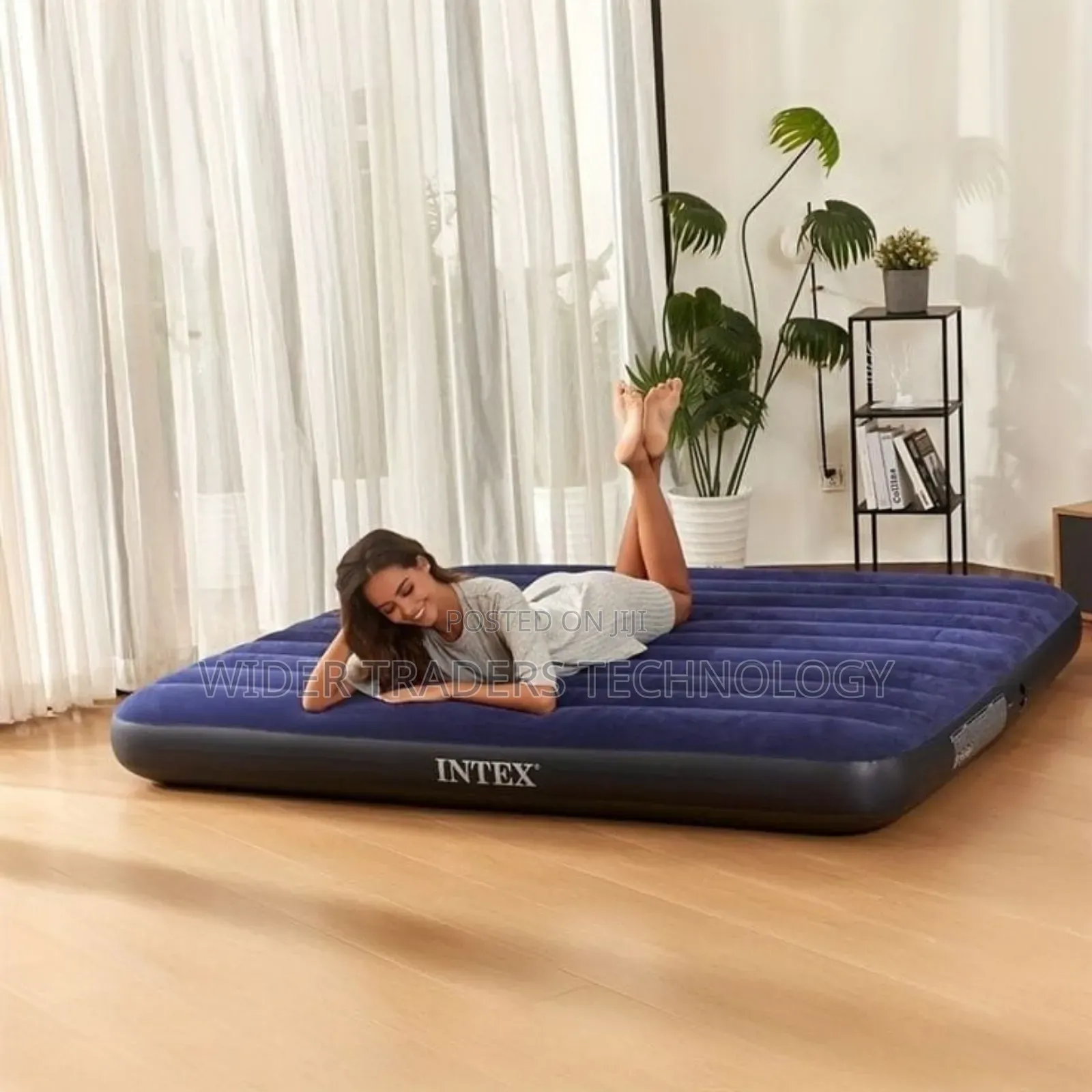 Intex Inflatable Mattress With Free Electric Pump 
 4*6