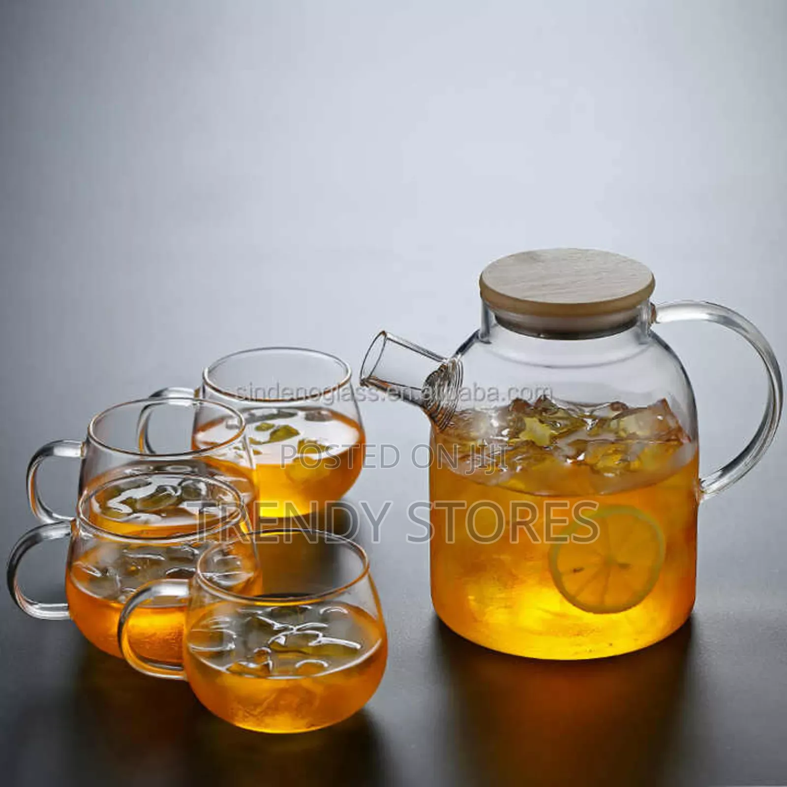 High Borosillicate 1800ml Glass Teapot