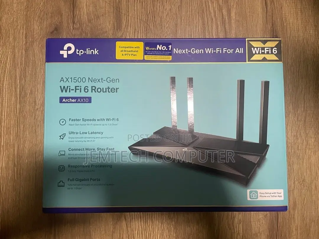 Tp-Link Ax10 Ax1500 Wi-Fi 6 Router – Tl-Archer Ax10