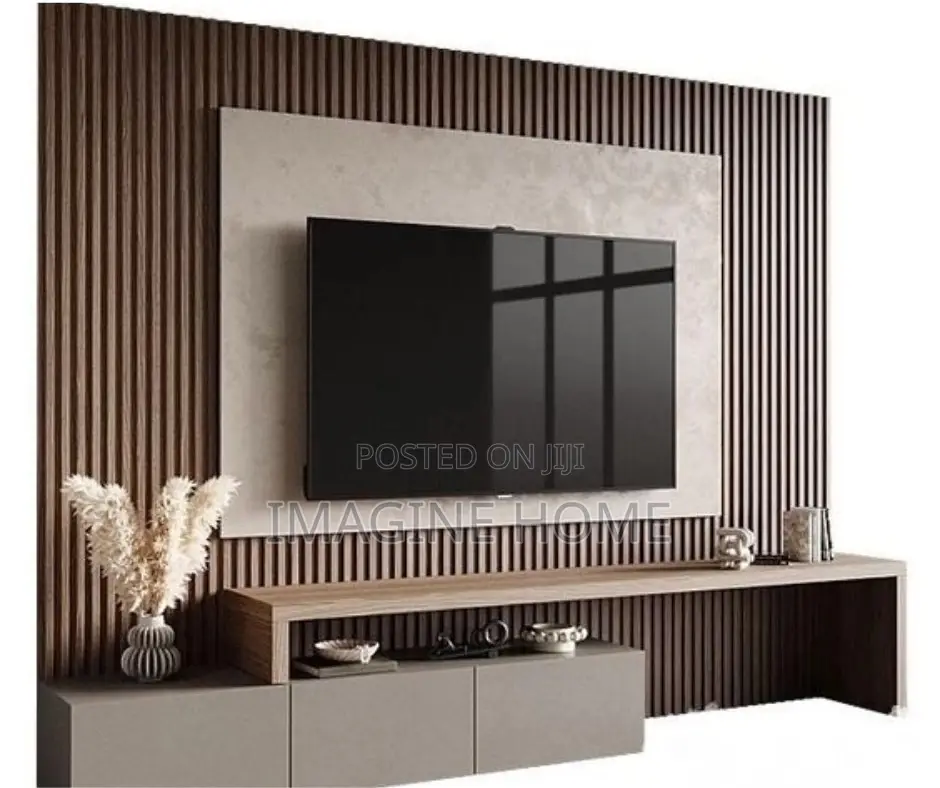 Marble Sheets, Fluted Wall Panels Brown Color