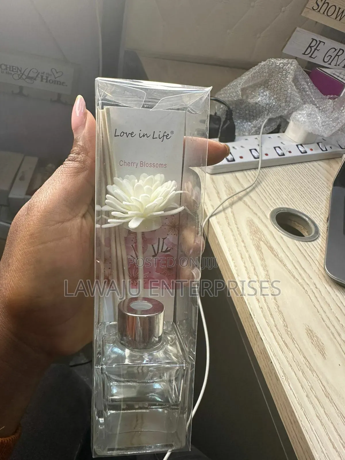 Cherry Blossom Reed Diffuser With 50ml Essential Oil