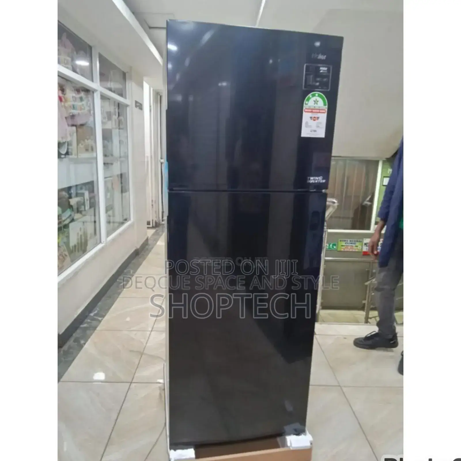 Haier 333L Double Door No-Frost Fridge Refrigerator