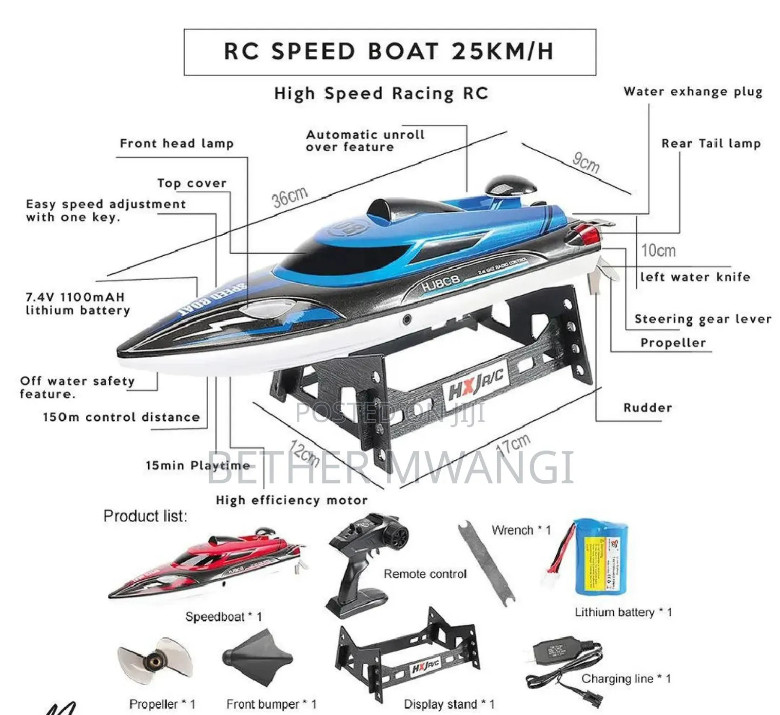 Speed Boat RC in Kenya