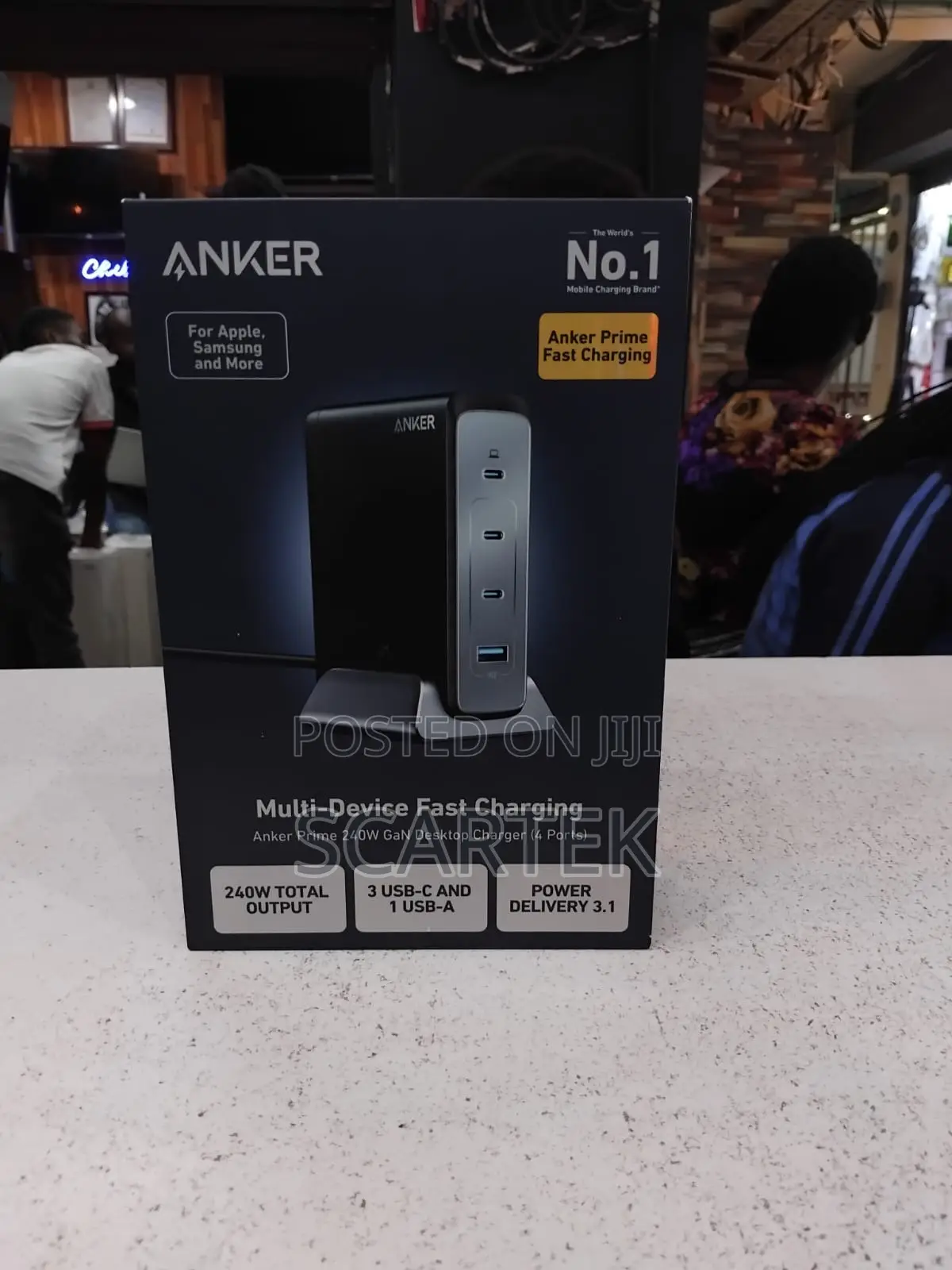 Anker Prime 240w Gan Desktop Charger (4ports)