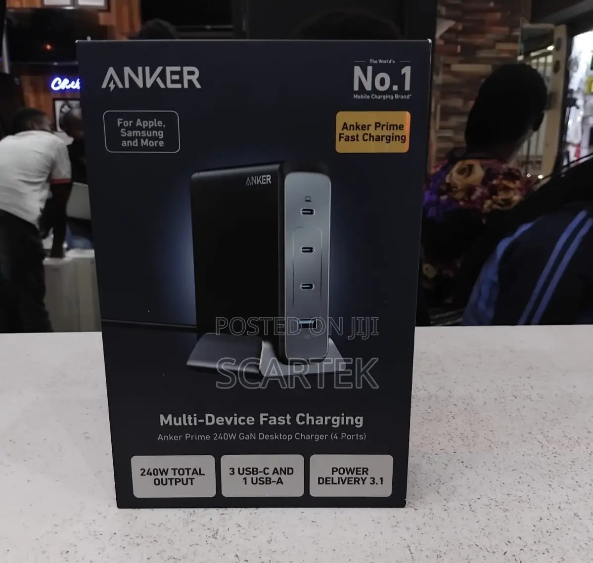Anker Prime 240w Gan Desktop Charger (4ports)
