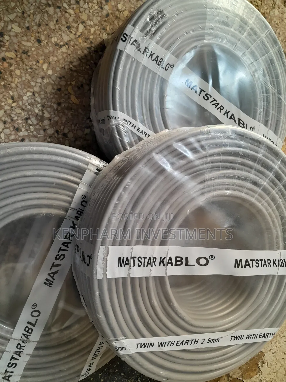 Twin With Earth 2.5mm Cable 3-Core, 90 Meters; Mt033