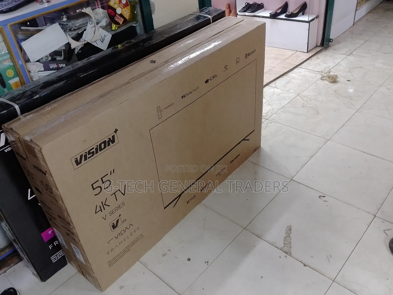 Vision 55" Vp8855kv Smart Vidaa Frameless Tv