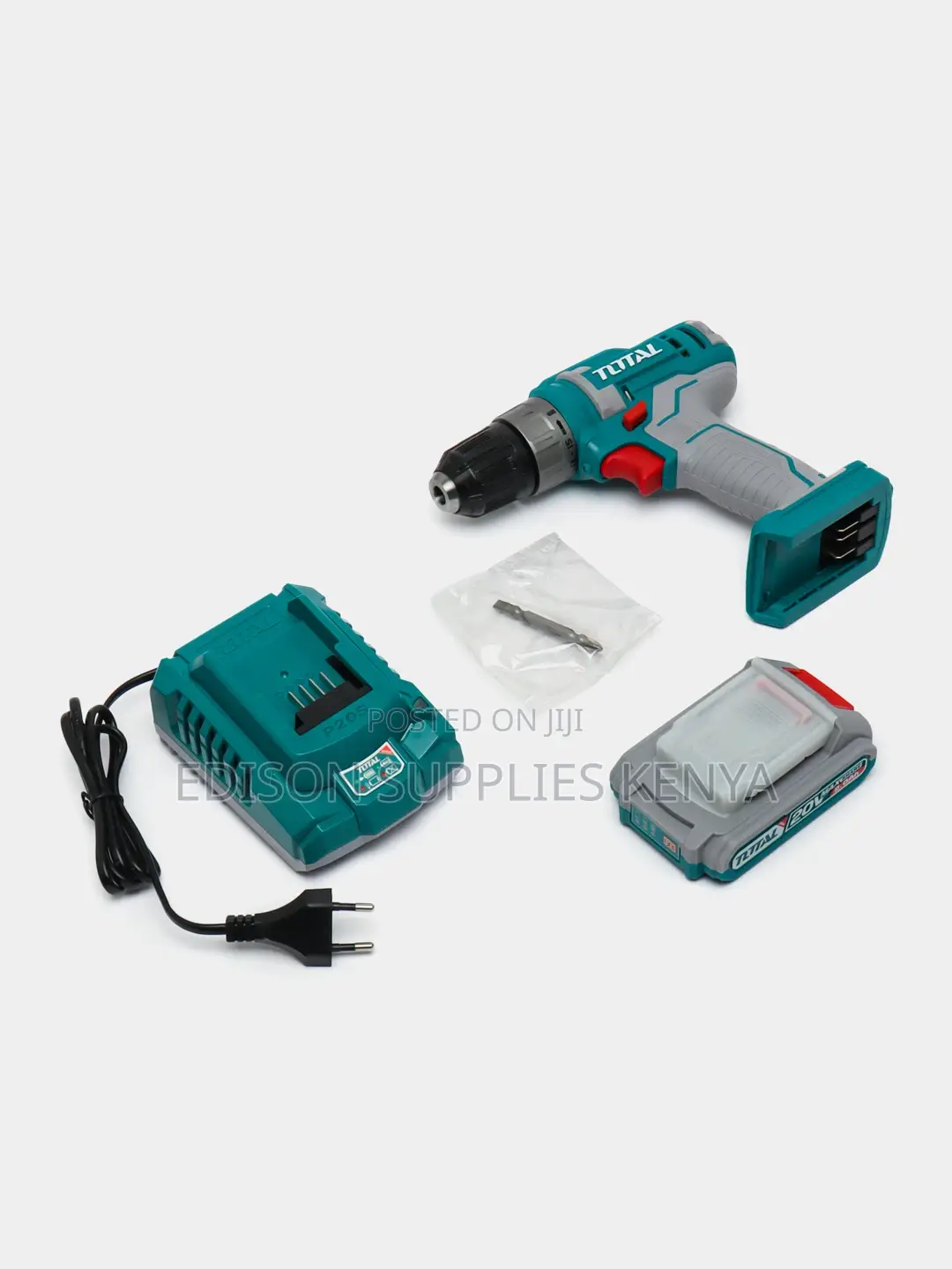 Total Cordless Drill 20V 45N.M Battery Impact Hammer Drill