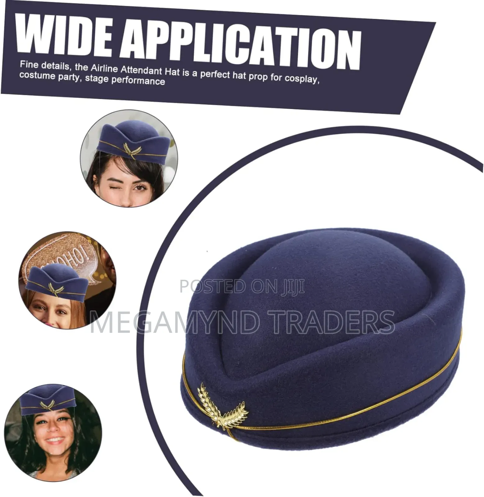 Air Hostess Cap/Stewardess Hat Ladies/Women Beret Caps