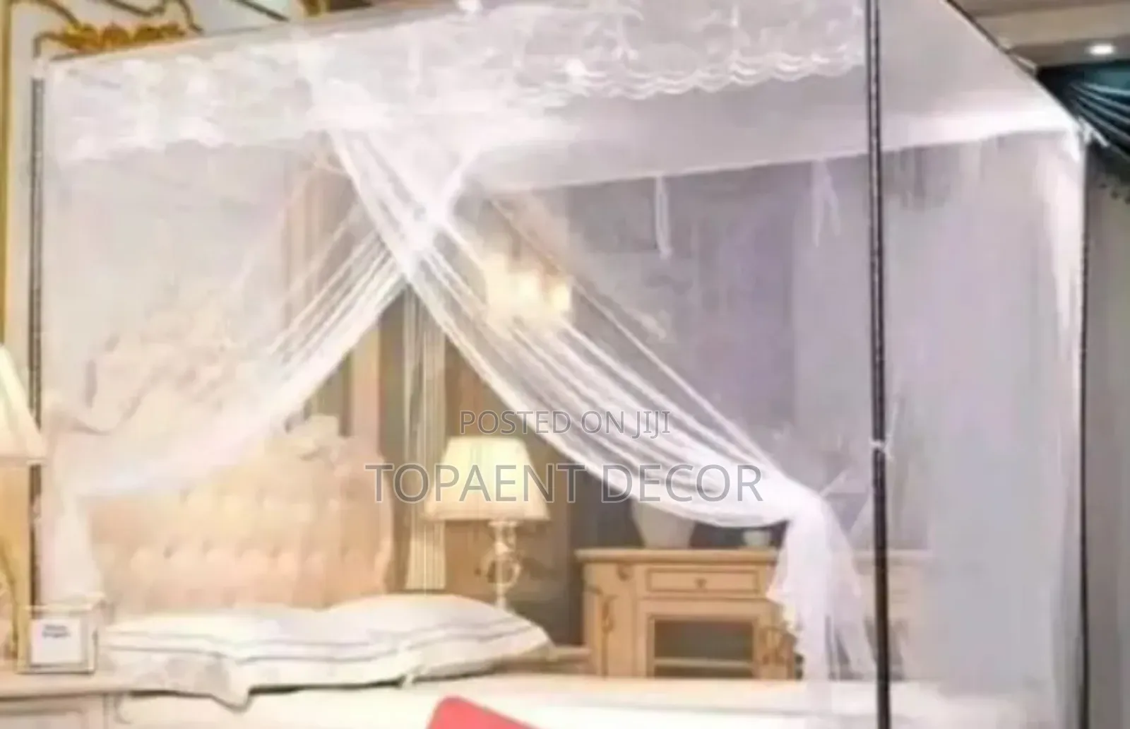 White King Size Bed Mosquito Net