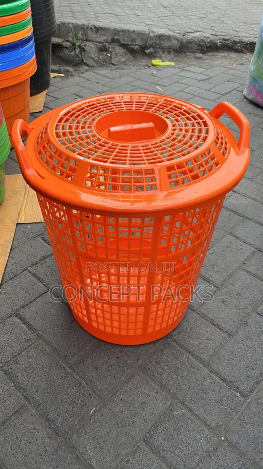 Assorted Laundry Baskets.