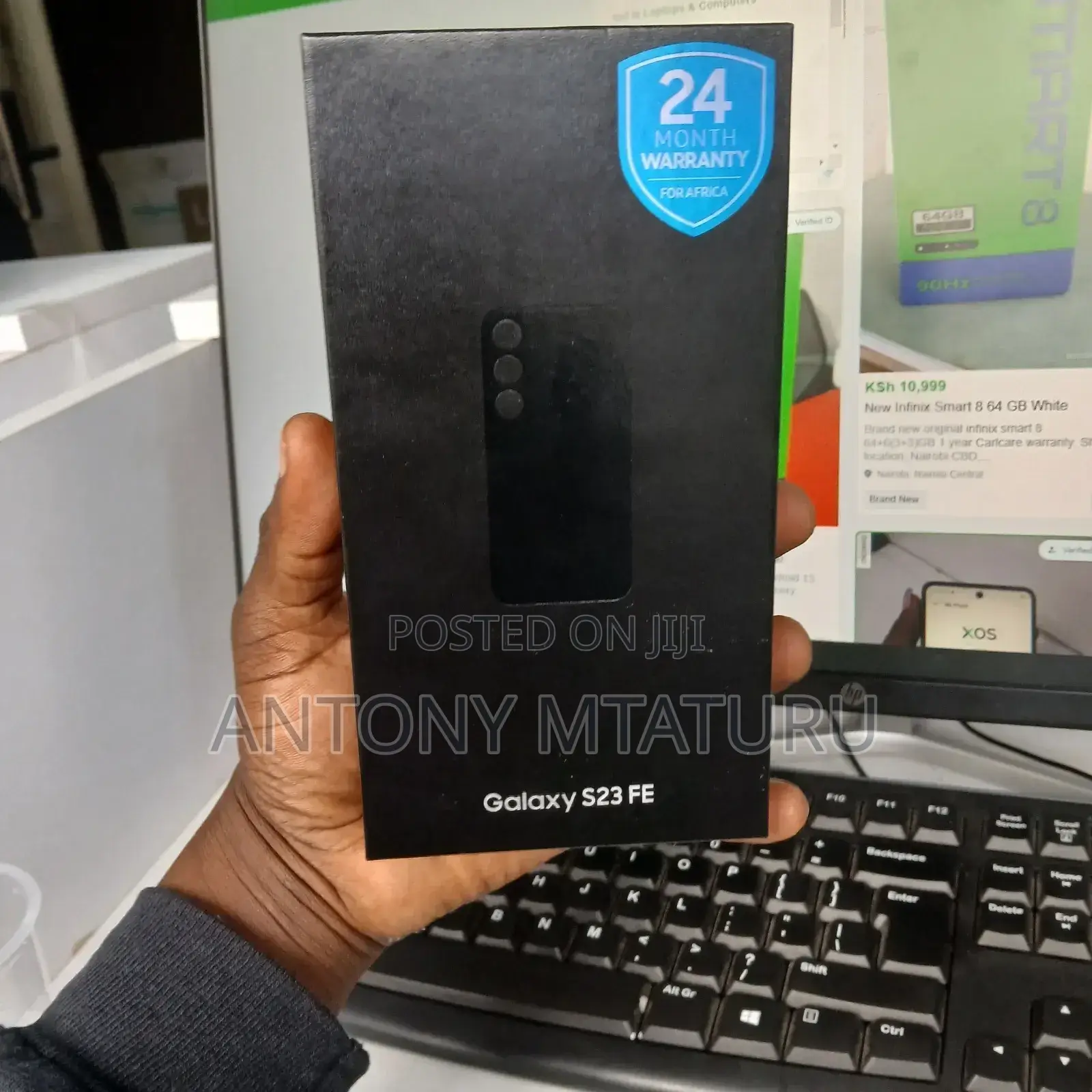 New Samsung Galaxy S23 FE 256 GB Black