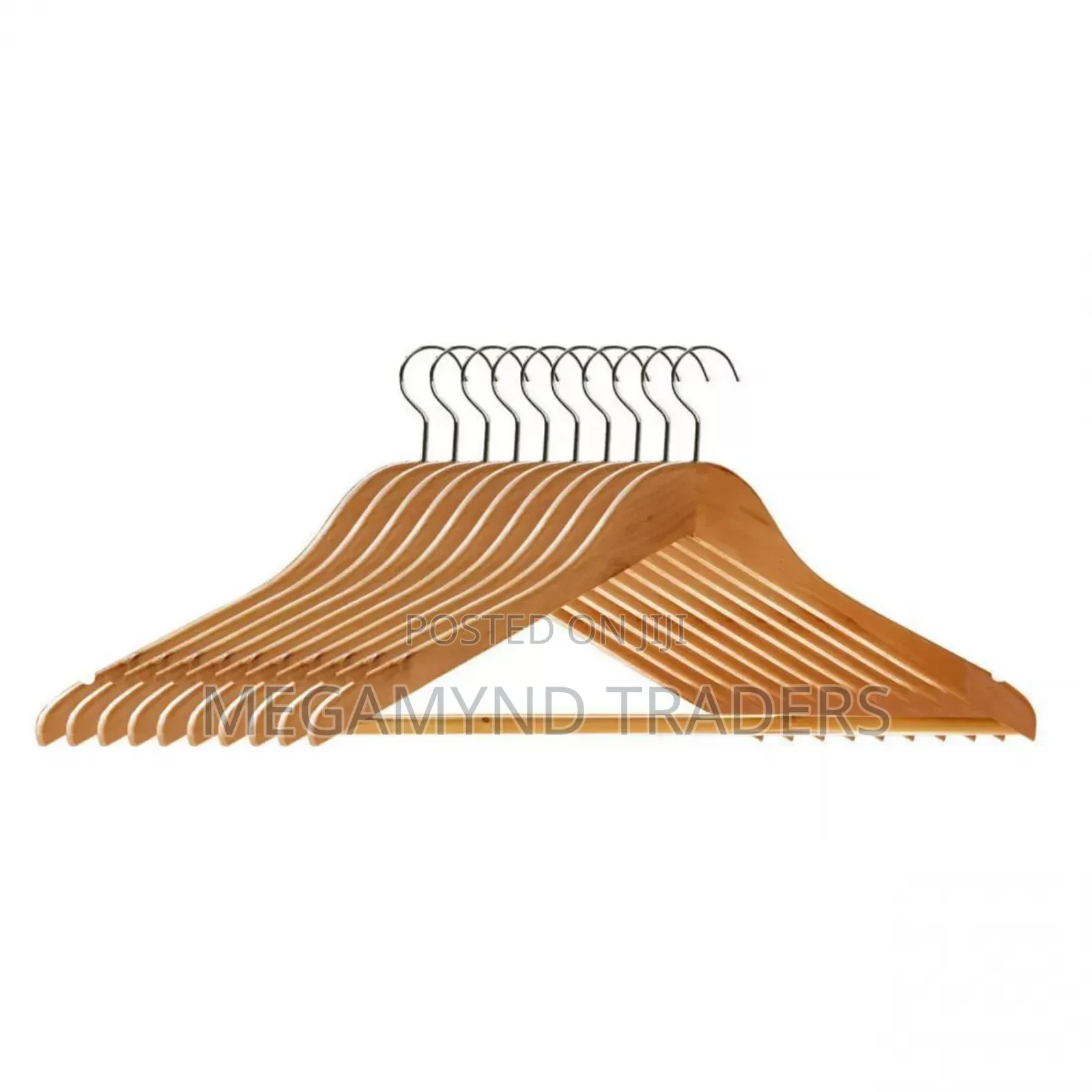 10pc Wooden Hangers/Suit Hangers